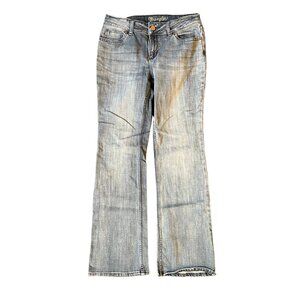 Wrangler Light Wash Boot Cut Denim Jeans